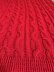 Bonnie's Christmas Cabled Throw