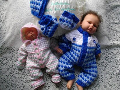 32. Snow Suit for 15-22" Reborn Doll's