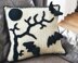 Vampire Bat Sofa Cushion. Bat, tree and Moon Embellishment. Halloween Throw Pillow. 3D Cushion Cover