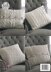 Cushions in King Cole Big Value Recycled Cotton Aran - 4146 - Downloadable PDF