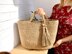 Crochet Jute Beach Bag Pattern: Large Lined Tote with Tassel