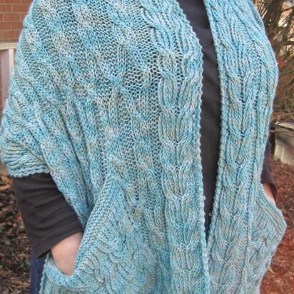 Warm Ogunquit Pocket Shawl