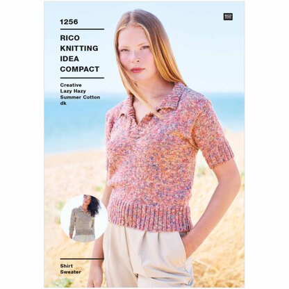 Shirt and Sweater in Rico Creative Lazy Hazy Summer Cotton DK - 1256 - Downloadable PDF