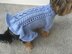 Blue Knitted Dress for Dogs