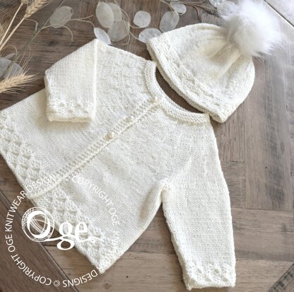 Angelus Cardigan and Matching Hat – P190’