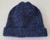 Charley - garter stitch diagonal beanie