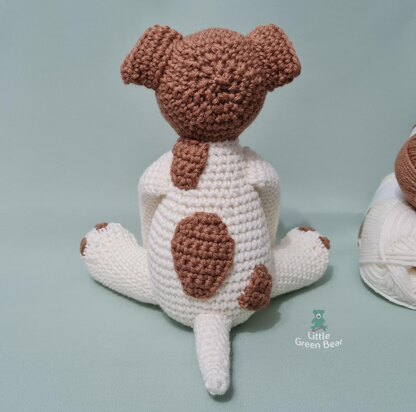 Jeremy the Jack Russell - US Terminology - Amigurumi