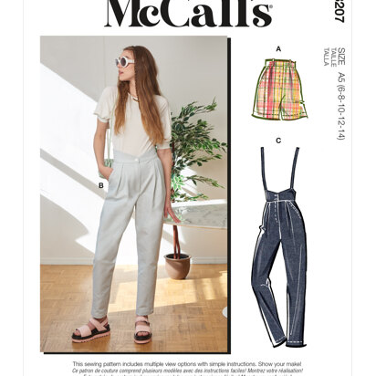McCall's Misses' Pants M8207 - Sewing Pattern