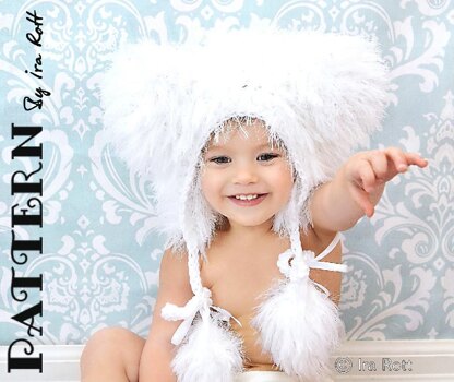 Polar Bear Hat Bonnet