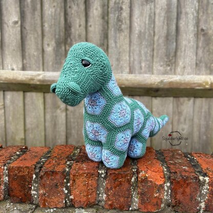 Bryan the African flower Brontosaurus dinosaur