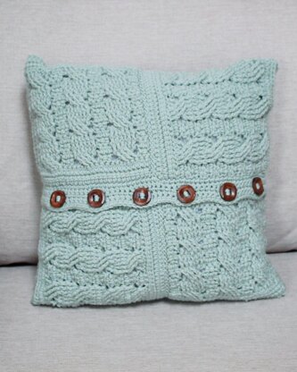 Patchwork Braid Cushion
