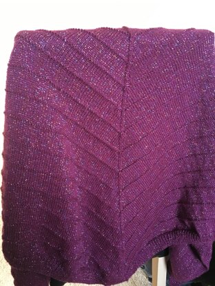 Rippling Shawl in Paintbox Yarns Simply DK