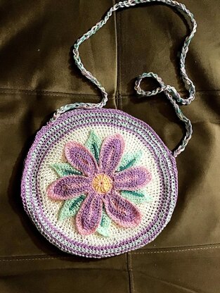 Round Flower Bag