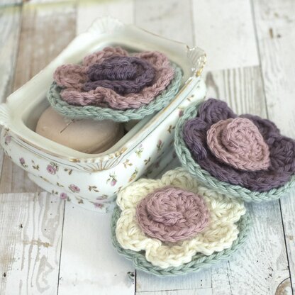 Flower Face Scrubbies