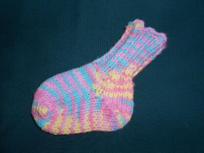 Basic Baby Sock with 3 Needles