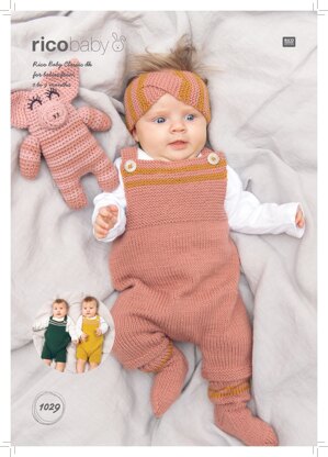 Baby's Headwear and Socks in Rico Baby Classic DK - 1029 - Downloadable PDF