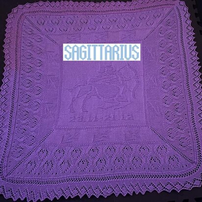 Nr. 11 Zodiac Sagittarius Baby blanket