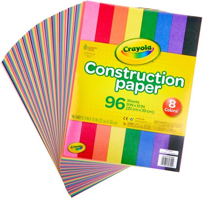 Crayola Construction Paper Pad 9"X12" - 96 Sheets
