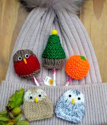 Lickle Winter Woodland Lollipop Covers