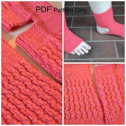 Ripple Yoga Sock - knitting pattern