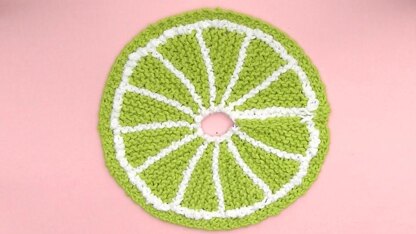 Fruit Citrus Slice Dishcloth