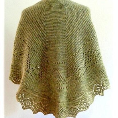 K494-Mountain Breeze Faroese Shawl