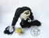 Pebble doll WEDNESDAY ADDAMS