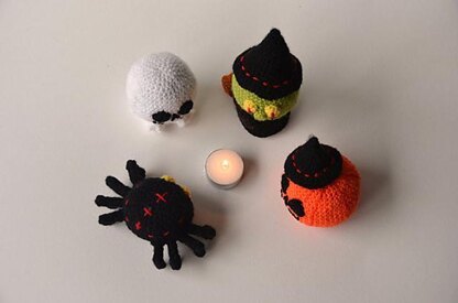 Halloween Crochet Pattern, Halloween Amigurumi, Ghost Crochet Pattern, Witch Crochet Pattern, Pumpkin Crochet Pattern, Spider Crochet Pattern, Jack O Lantern Crochet Pattern