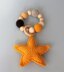 Starfish teething ring