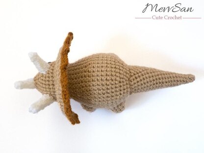 Amigurumi Triceratops Dinosaur