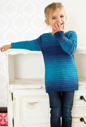 Pullover in Lang Yarns Sol Dégradé