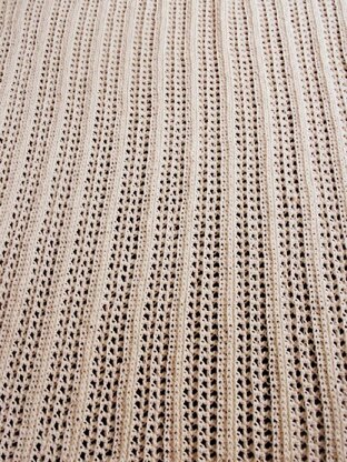 Lacy Lattice Baby Blanket