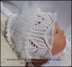 Vintage Style Lacy Matinee Set 16-22” dolls/preemie-3m+ baby