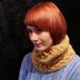 Cable Brim Hat and Cowl 2 in 1