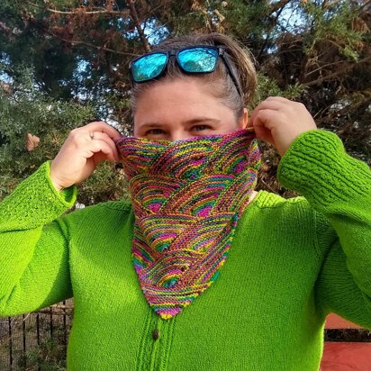 Colorful Scales Cowl