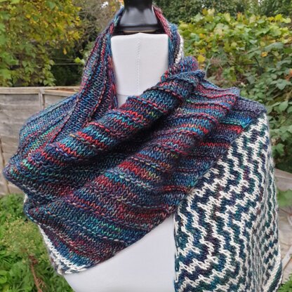 Mosaic shawl