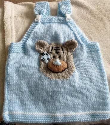 Grayson Tatty Bear Pinefore, Cardi and Bonnet 0-3mths