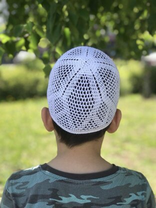 White skull cap kufi