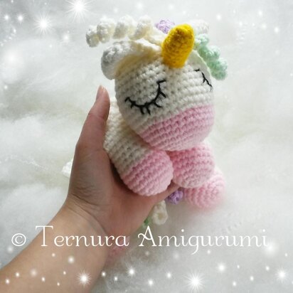 CUDDLY UNICORN crochet pattern