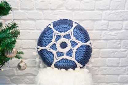 Ice Crystal Cushion in Deramores Studio Chunky Acrylic - Downloadable PDF