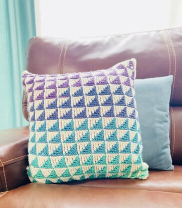 Chromatic Bliss Pillow Cover Pattern