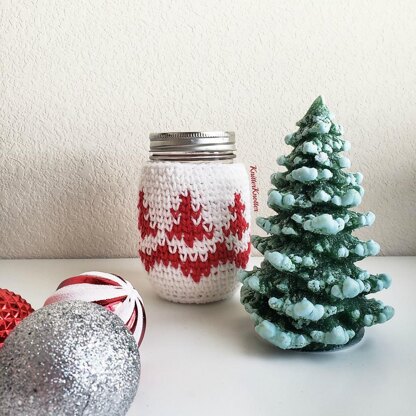 'The Heart of Christmas' Mason Jar Cozies