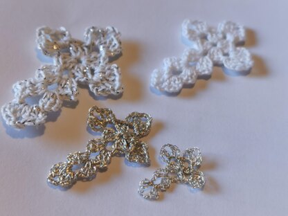 Crochet Cross favor pattern