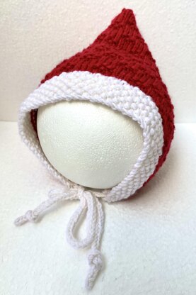 Pattern: pixie baby hat, christmas hat, elf hat, bonnet hat