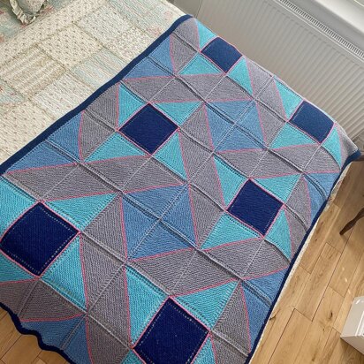 Windmill Patchwork Afghan