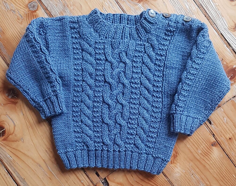 Baby on sale cable sweater