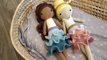 Bianca and Luna Dolls Crochet Amigurumi