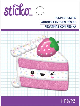 Sticko Resin Sticker - Cake
