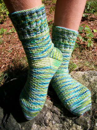 Steppingstone Fiber Creations Northampton Beat Socks PDF