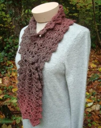 Lacy Keyhole Scarf - PA-330